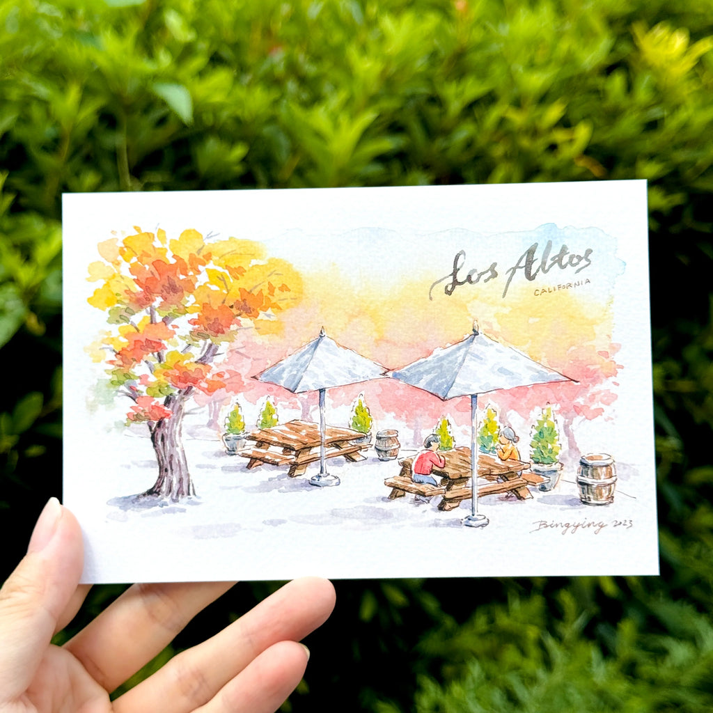 Bingying - Autumn afternoon in Los Altos, California