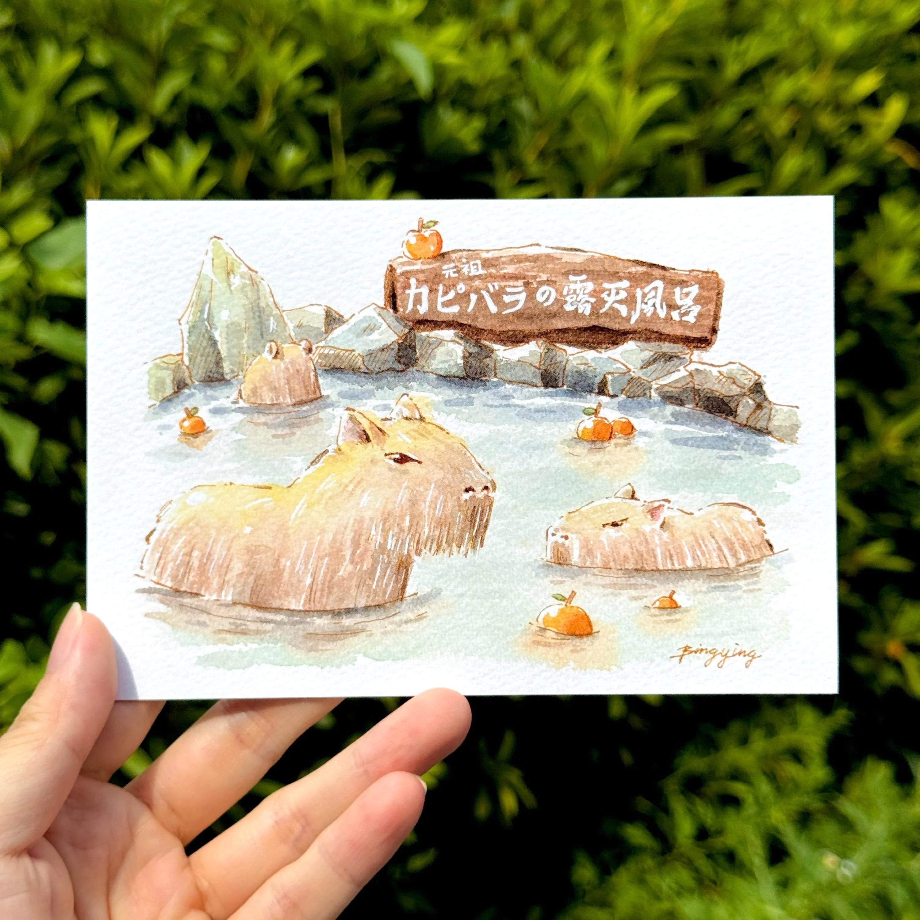 Bingying - Capybara Hot Spring in Izu, Japan