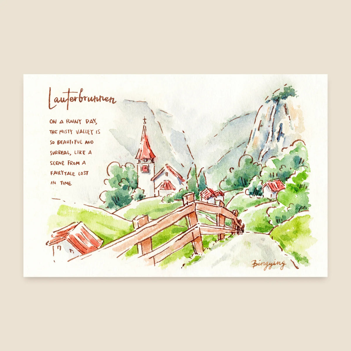 Bingying - Fairytale Town in the Swiss Alps