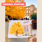 Bingying - Fall in Tokyo - Golden Ginkgo Tree