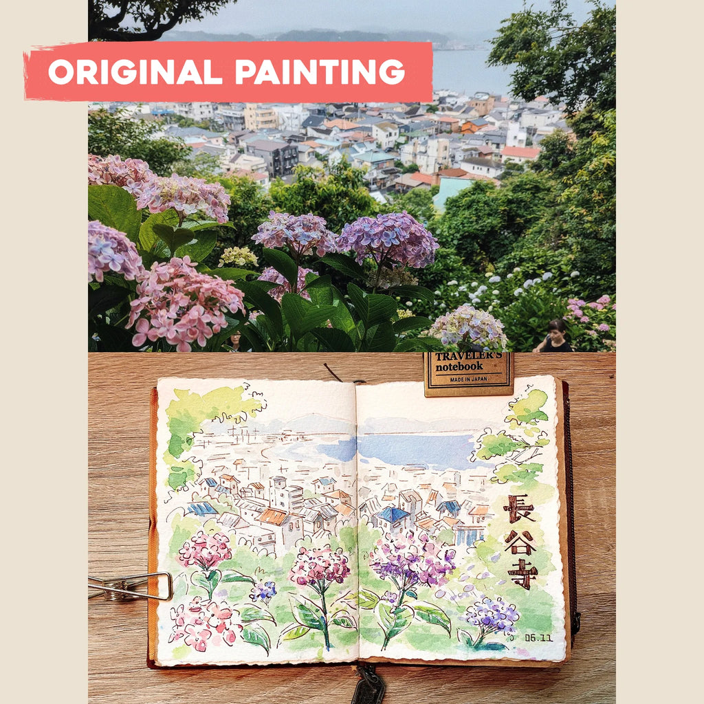 Bingying - Hydrangea Flowers in Kamakura, Japan