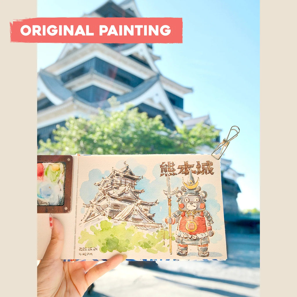 Bingying - Kumamoto Castle & Kumamon