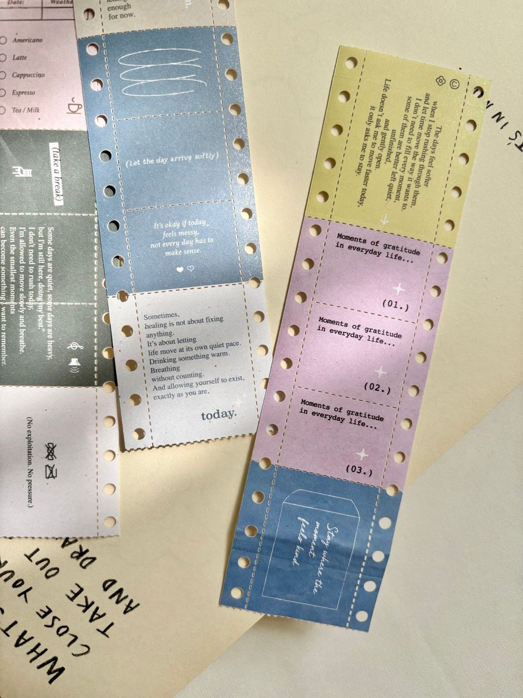 Pion - Report Paper Shaped Paper Tape