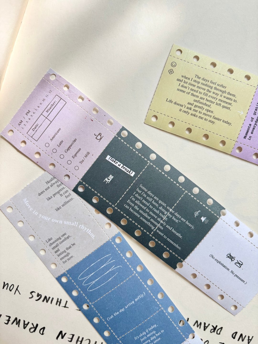 Pion - Report Paper Shaped Paper Tape