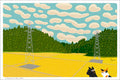TabiNeko - Scallop Clouds Postcard