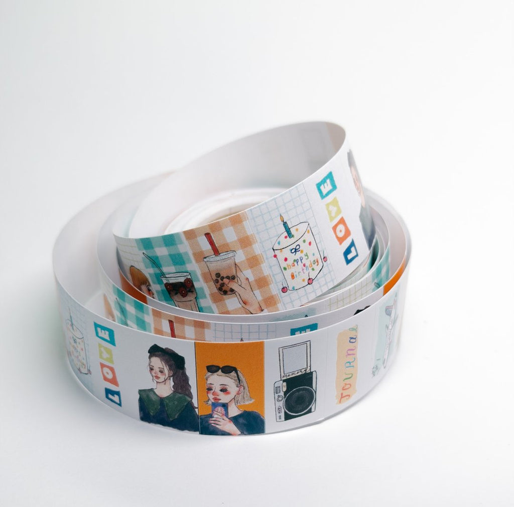 La Dolce Vita - Set Off on a Journey Label Sticker Roll