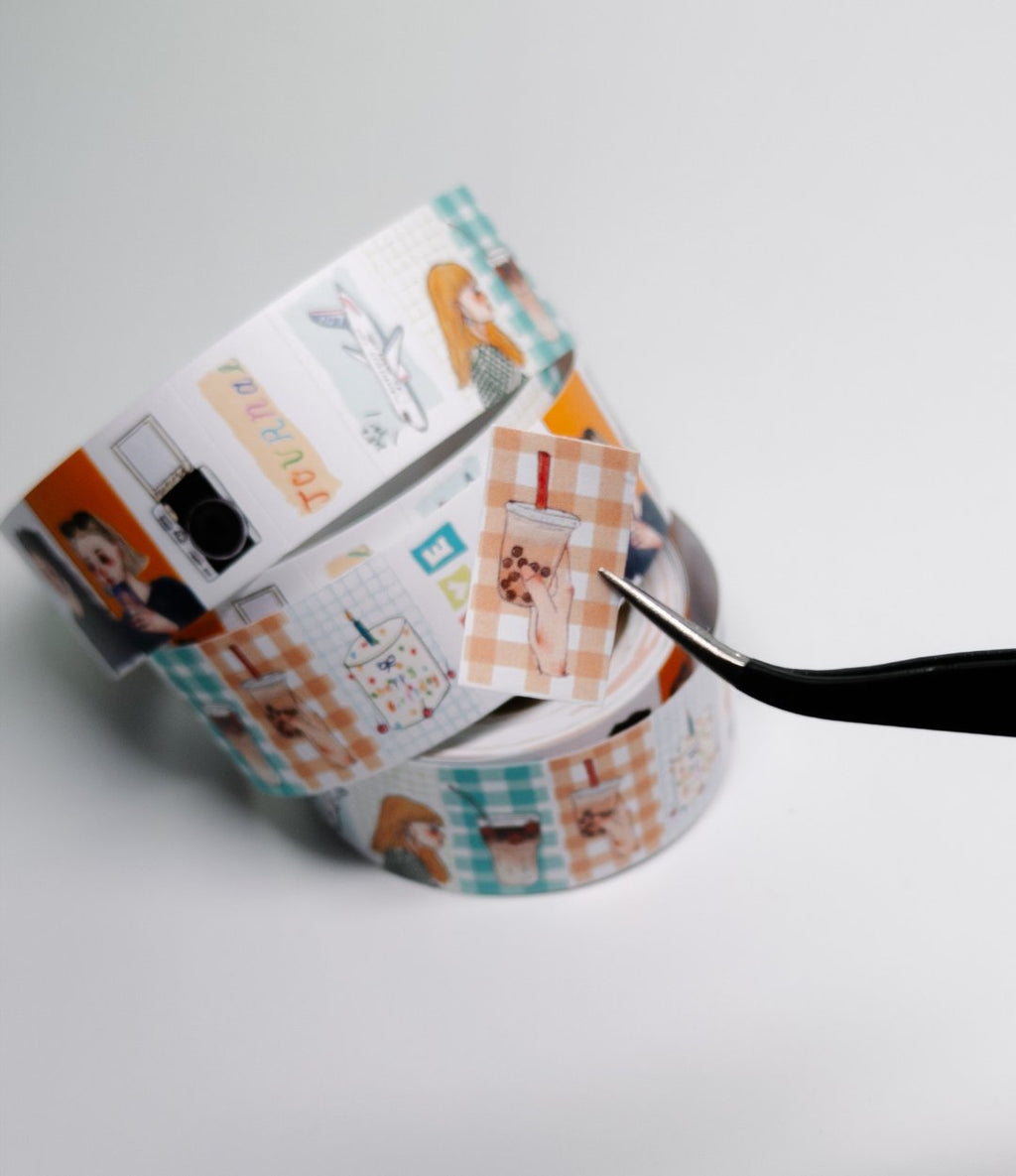 La Dolce Vita - Set Off on a Journey Label Sticker Roll