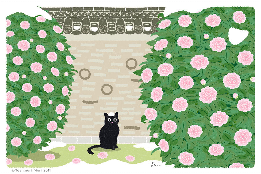TabiNeko - Snow Pranks Postcard