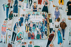 La Dolce Vita - Stationery Shop Girl Sticker Set with Tin Box