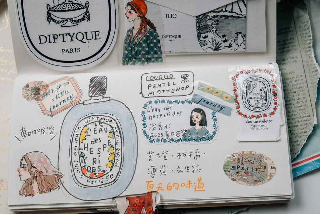 La Dolce Vita - Flower Frame Label Sticker Set
