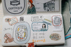 La Dolce Vita - Flower Frame Label Sticker Set