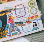 La Dolce Vita - Flower Frame Label Sticker Set