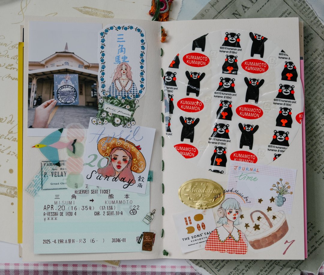 La Dolce Vita - Flower Frame Label Sticker Set