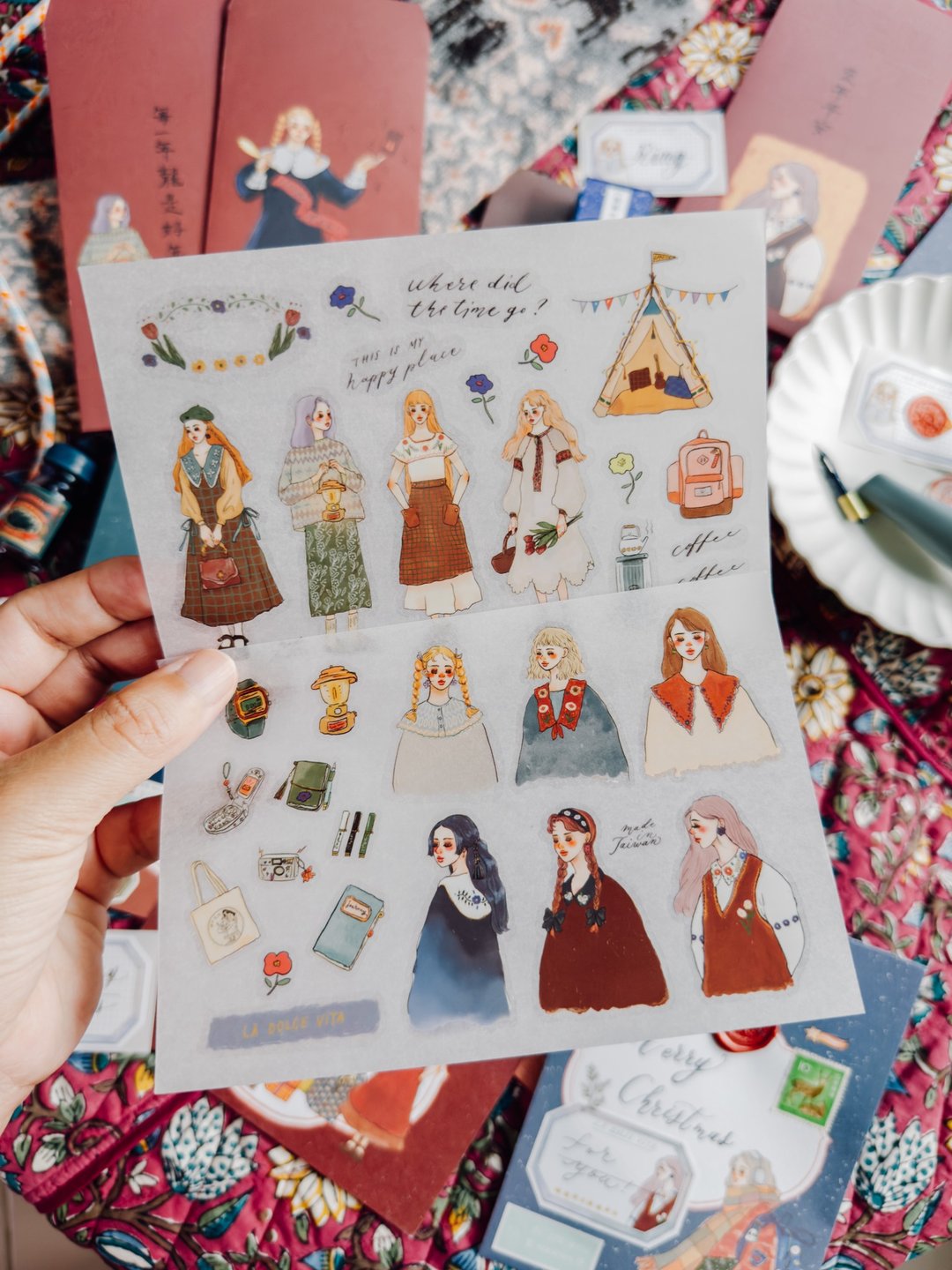 La Dolce Vita - Camping Time Transfer Sticker Set