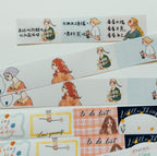 La Dolce Vita - Sweet Conversations Memo Writable Stickers (with release backing paper)