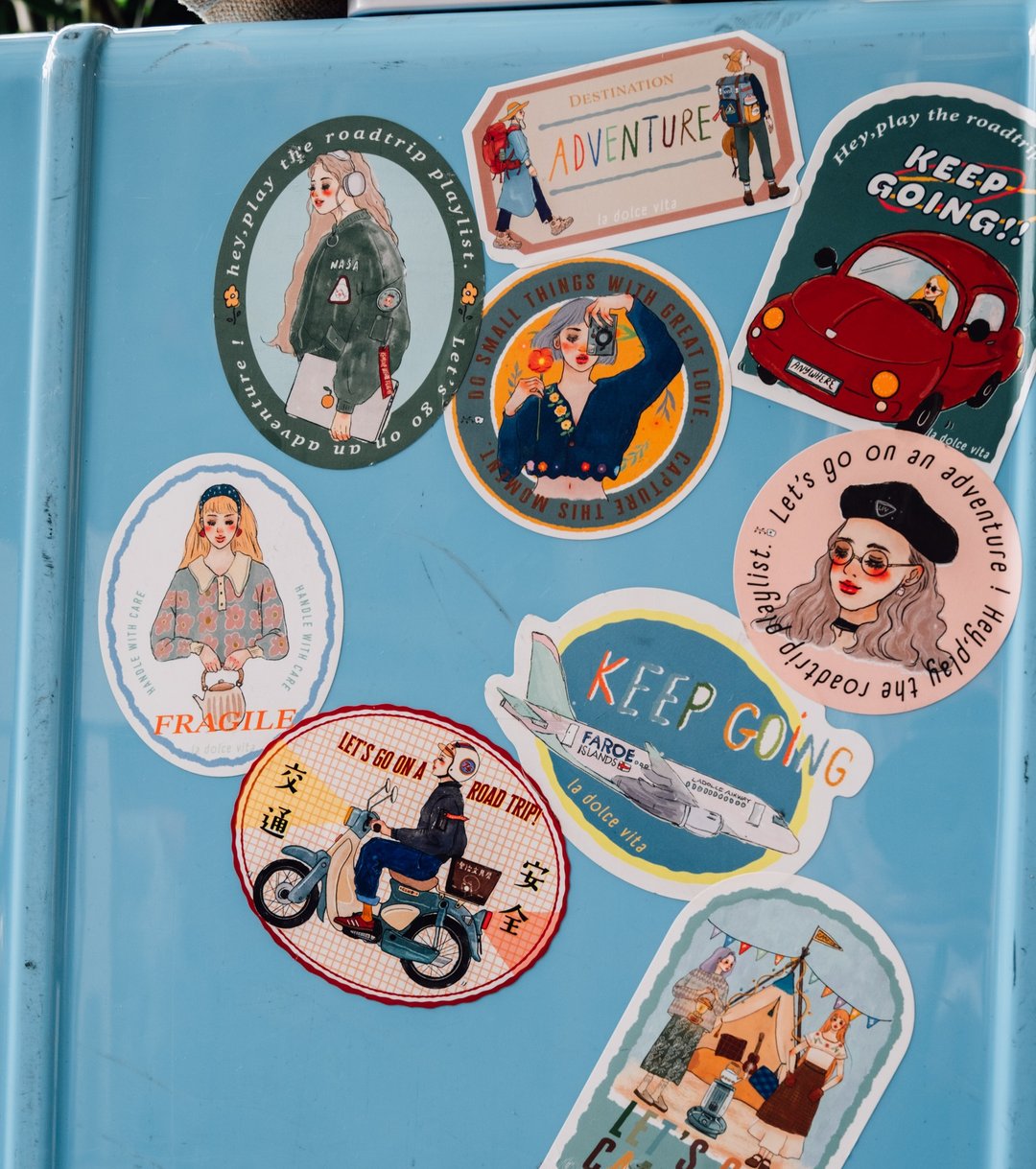 La Dolce Vita - Travel Agency Stickers