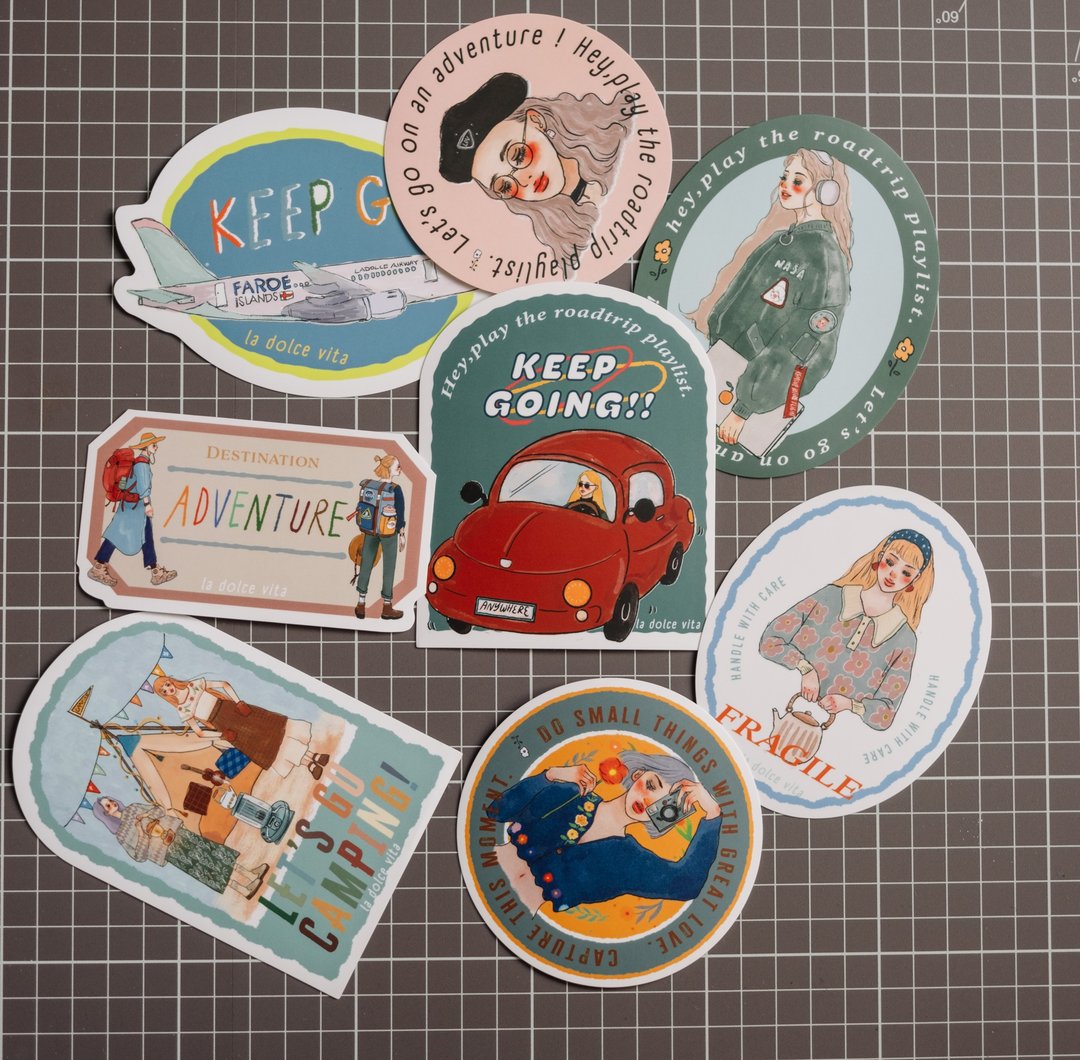 La Dolce Vita - Travel Agency Stickers