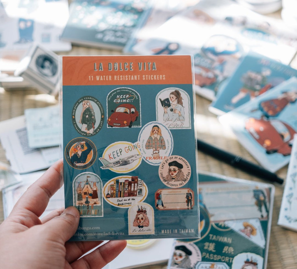 La Dolce Vita - Travel Agency Sticker Set