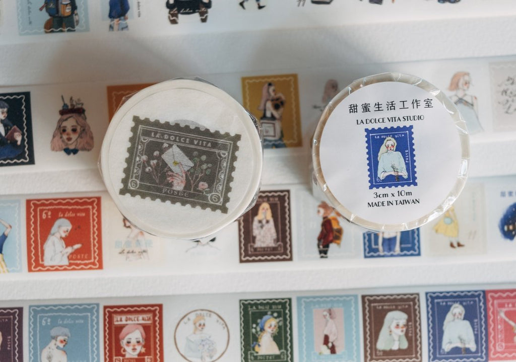 La Dolce Vita - Sweet Post Postage Stamp Washi Tape