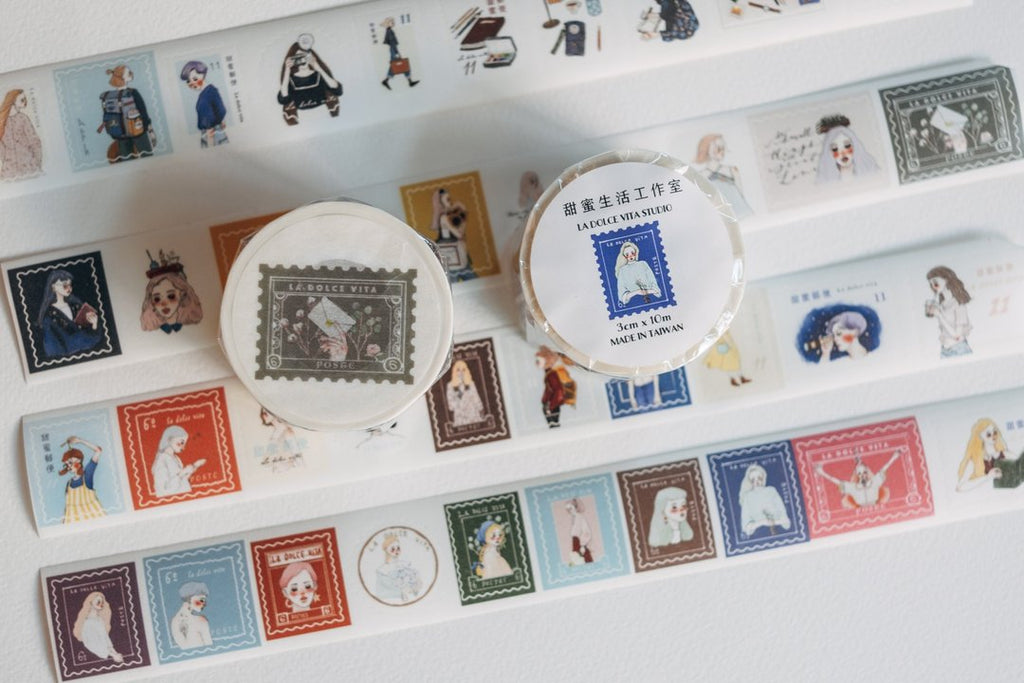 La Dolce Vita - Sweet Post Postage Stamp Washi Tape