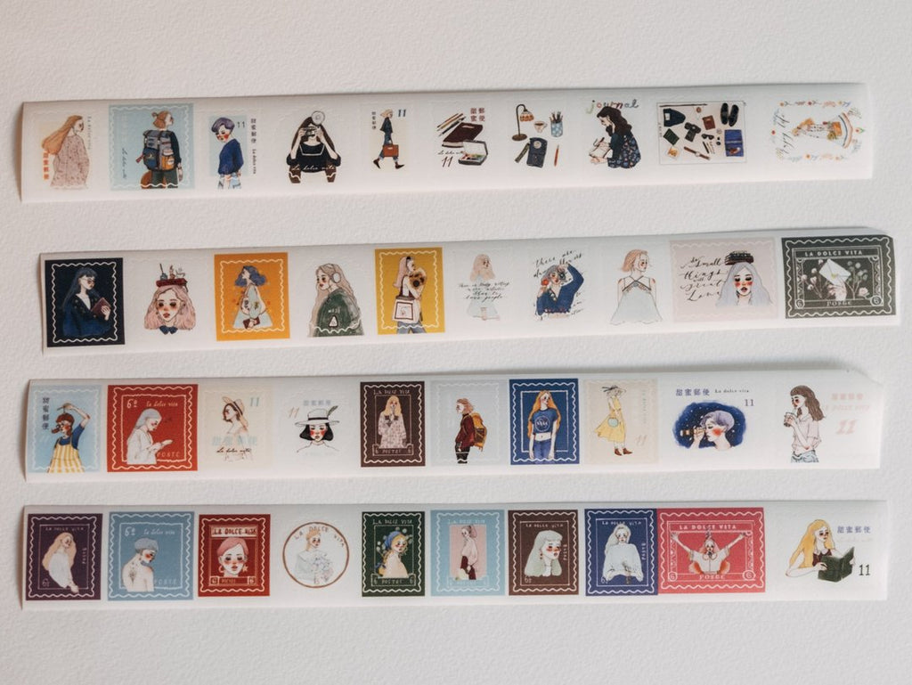 La Dolce Vita - Sweet Post Postage Stamp Washi Tape