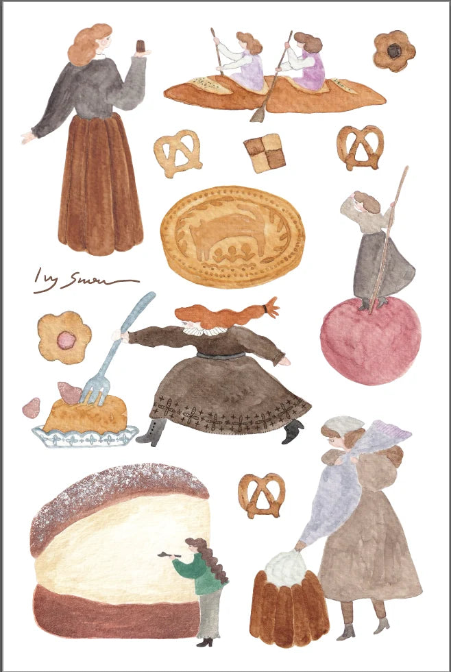 [Pre-Order] IvySnow - Sweet O'Clock B Transfer Stickers