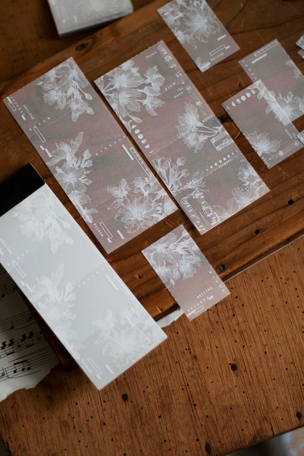 Loi Design - Day & Night Cherry Blossoms Tracing Paper Memo Pad