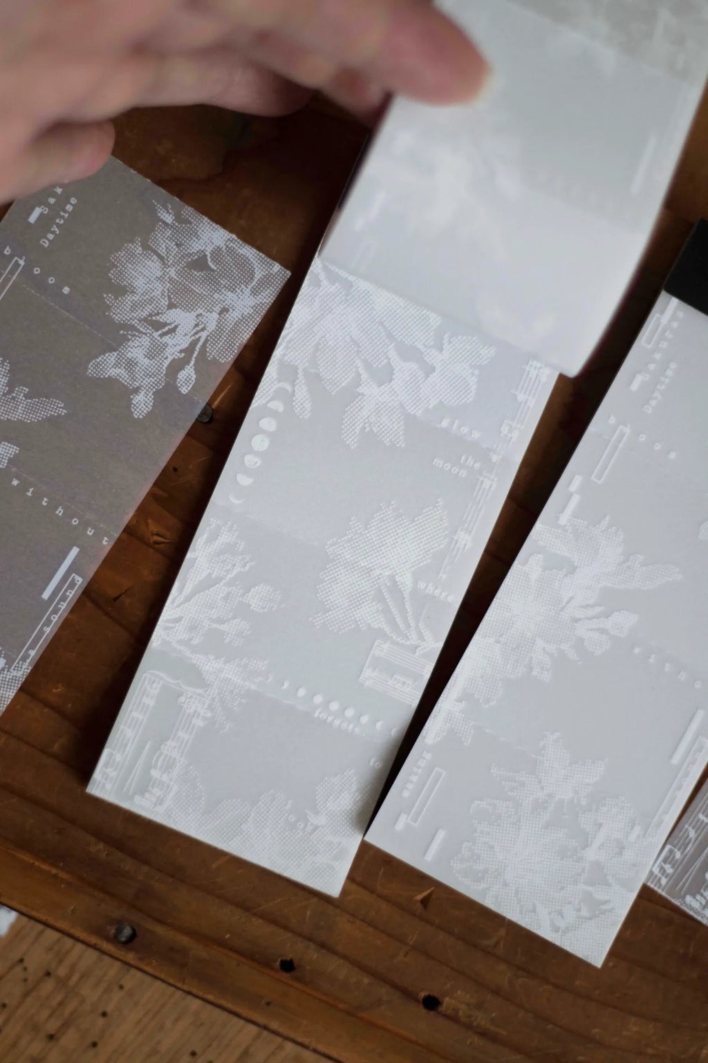 Loi Design - Day & Night Cherry Blossoms Tracing Paper Memo Pad
