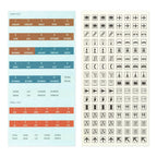 [PRE-ORDER] Traveler's Notebook Customised Sticker Set for Diary 2027