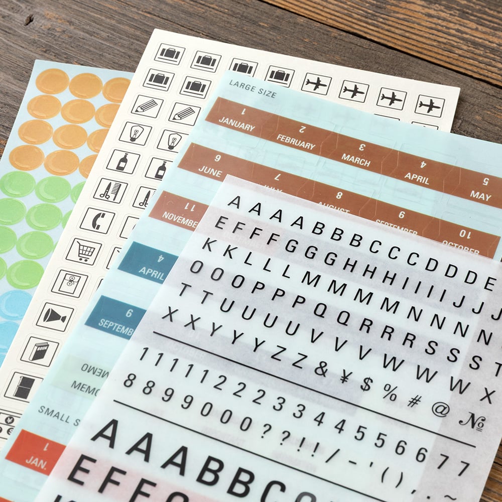 [PRE-ORDER] Traveler's Notebook Customised Sticker Set for Diary 2027
