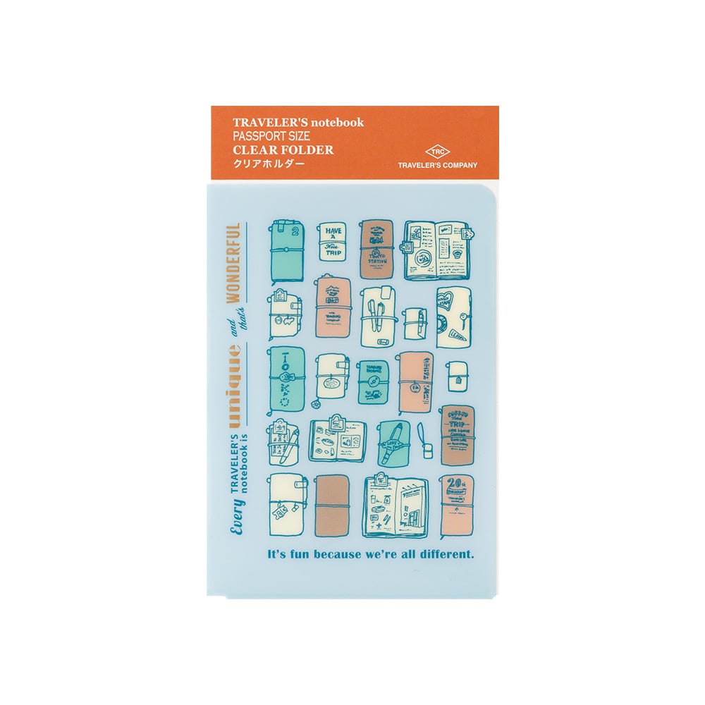 [PRE-ORDER] Traveler's Notebook Passport Size Clear Folder 2027