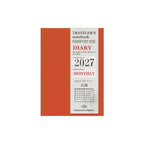 [PRE-ORDER] Traveler's Notebook Passport Size Refill 2027 Monthly