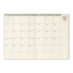 [PRE-ORDER] Traveler's Notebook Passport Size Refill 2027 Monthly
