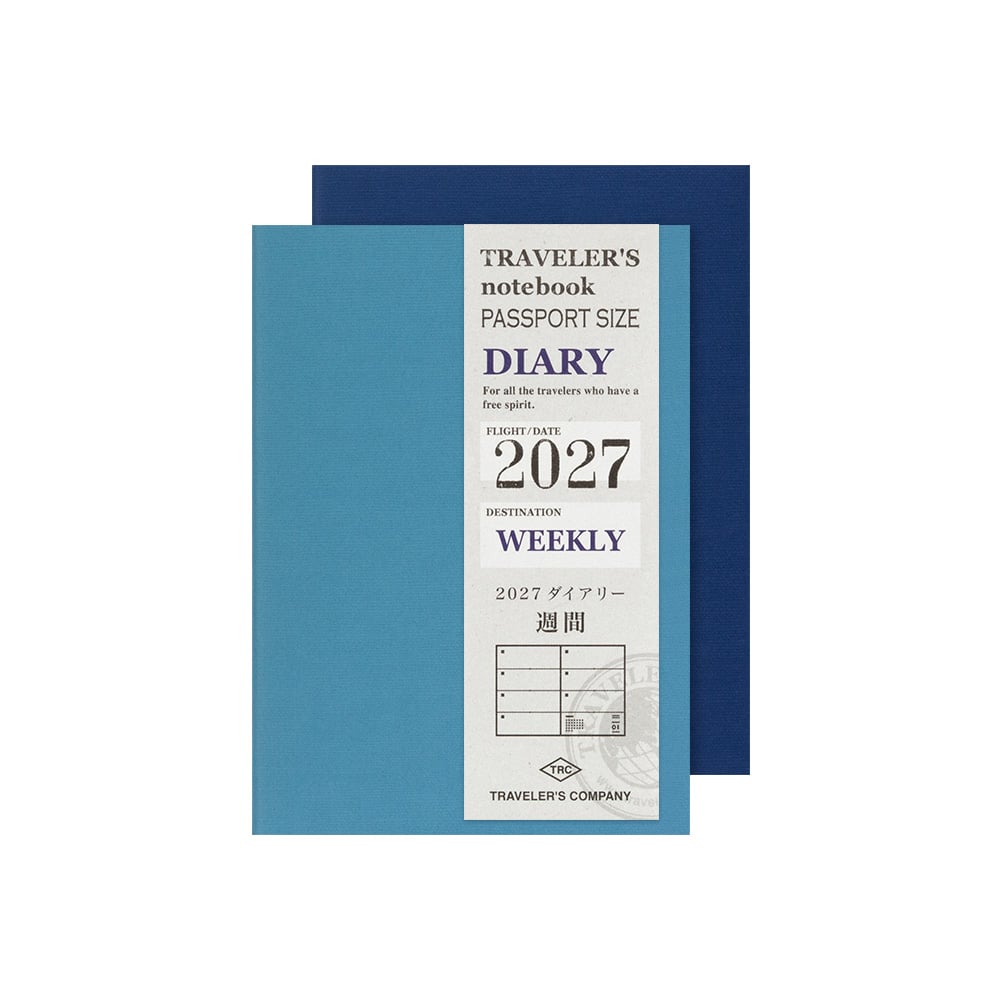 [PRE-ORDER] Traveler's Notebook Passport Size Refill 2027 Weekly