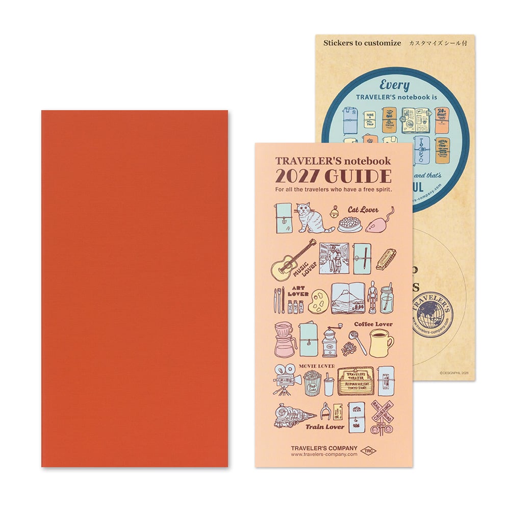 [PRE-ORDER] Traveler's Notebook Regular Size Refill 2027 Monthly