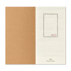 [PRE-ORDER] Traveler's Notebook Regular Size Refill 2027 Monthly
