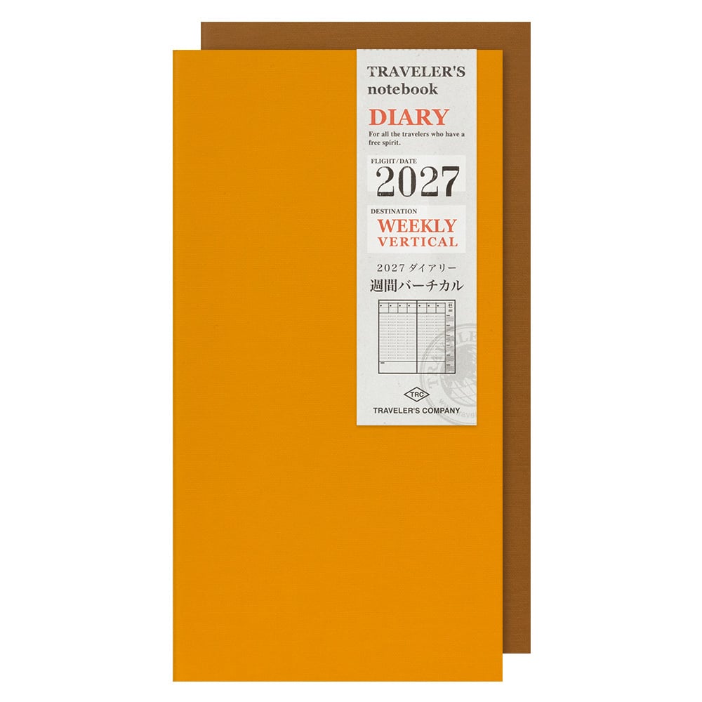 [PRE-ORDER] Traveler's Notebook Refill 2027 Weekly Vertical