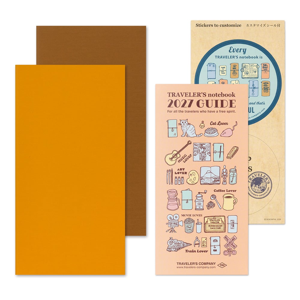 [PRE-ORDER] Traveler's Notebook Refill 2027 Weekly Vertical