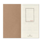 [PRE-ORDER] Traveler's Notebook Refill 2027 Weekly Vertical