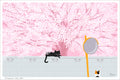 TabiNeko - Under the Cherry Tree Postcard