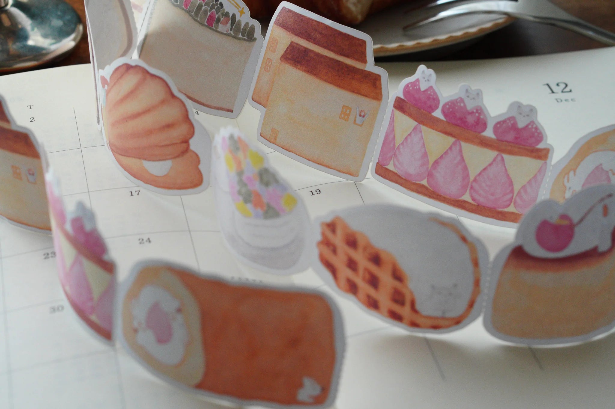 [Pre-Order] IvySnow - Whimsical Desserts Roll Sticky Notes