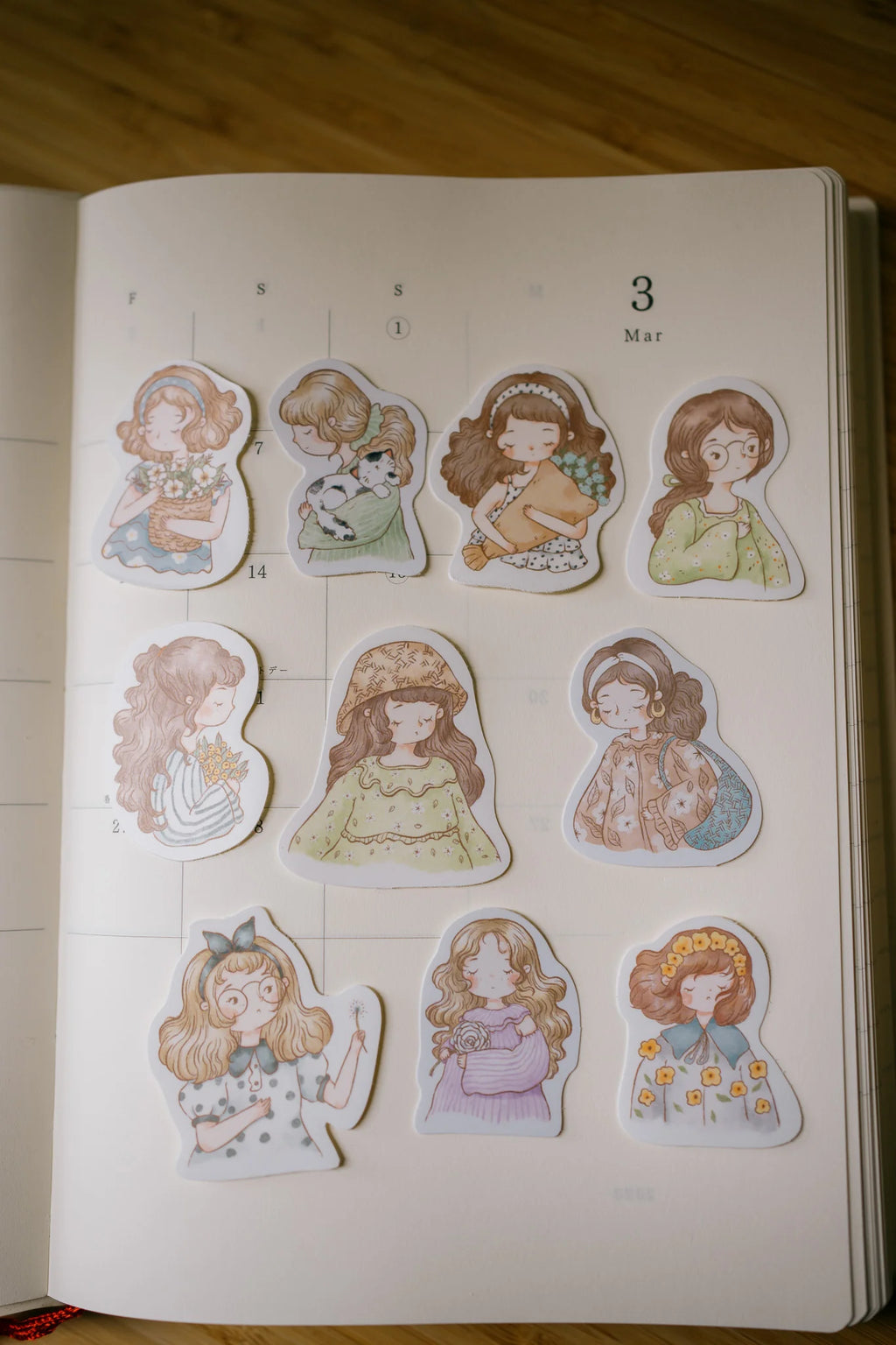 Sho Little Happiness - Whisper of Flowers Sticker Pack