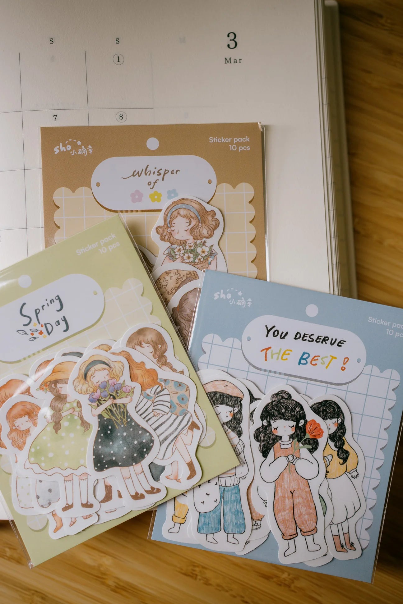 Sho Little Happiness - Whisper of Flowers Sticker Pack