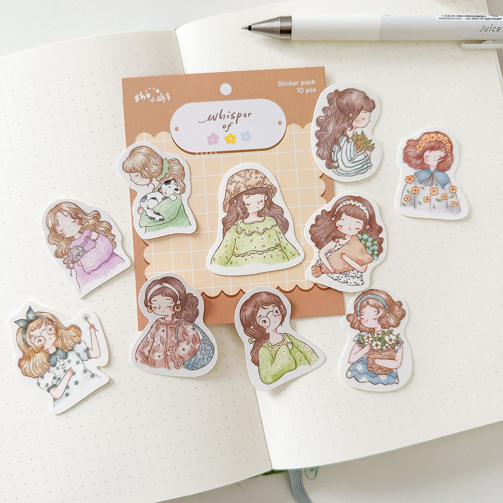 Sho Little Happiness - Whisper of Flowers Sticker Pack