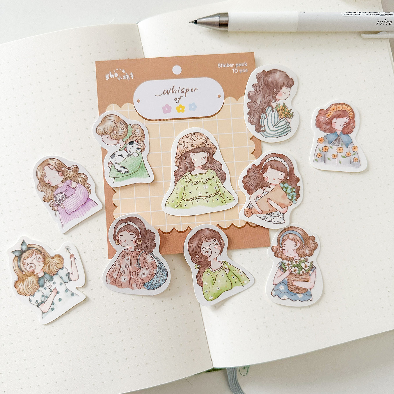 Sho Little Happiness - Whisper of Flowers Sticker Pack