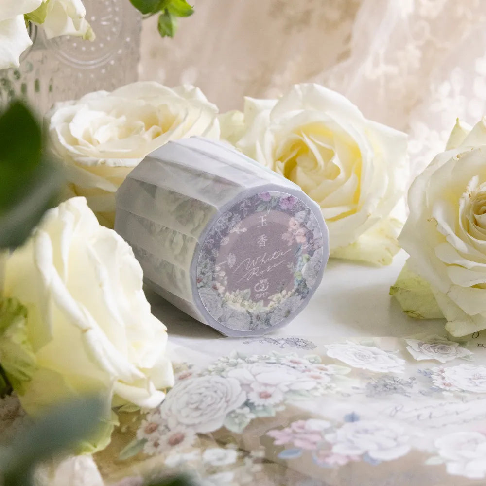 Loi Design - White Rose PET Tape