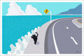 TabiNeko - Wind from the Sea Postcard