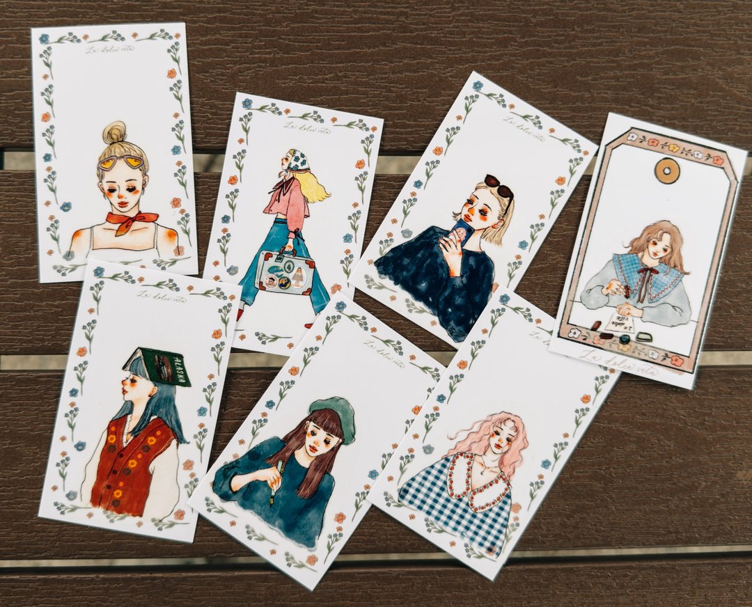 La Dolce Vita - Write to You Collage Cards