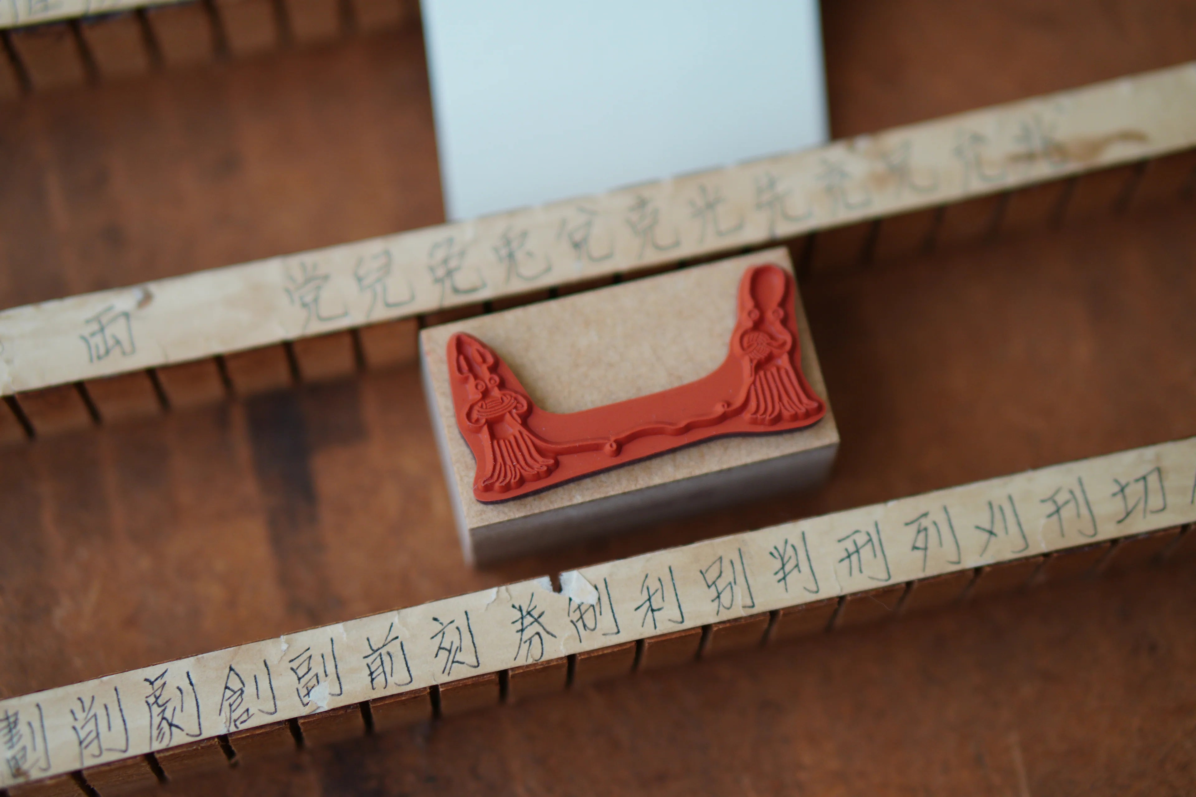 [Pre-Order] IvySnow - Yarn Winding Rubber Stamp